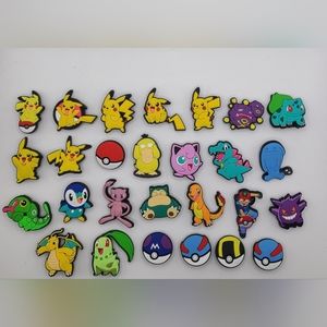 Pokémon shoe charms for Crocs/Clogs